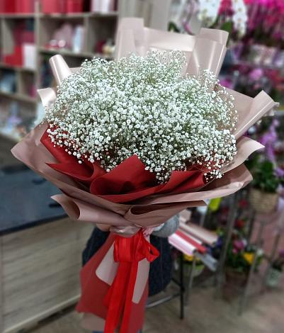 Букет цветов из: Гипсофила в Данки