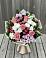 Букет цветов из: Альстромерии, Гвоздики, Розы и Хризантемы в Данки