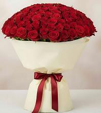 Букет 101 Красная роза Милано в Данки
