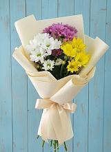 Букет цветов из:  Хризантемы в Данки