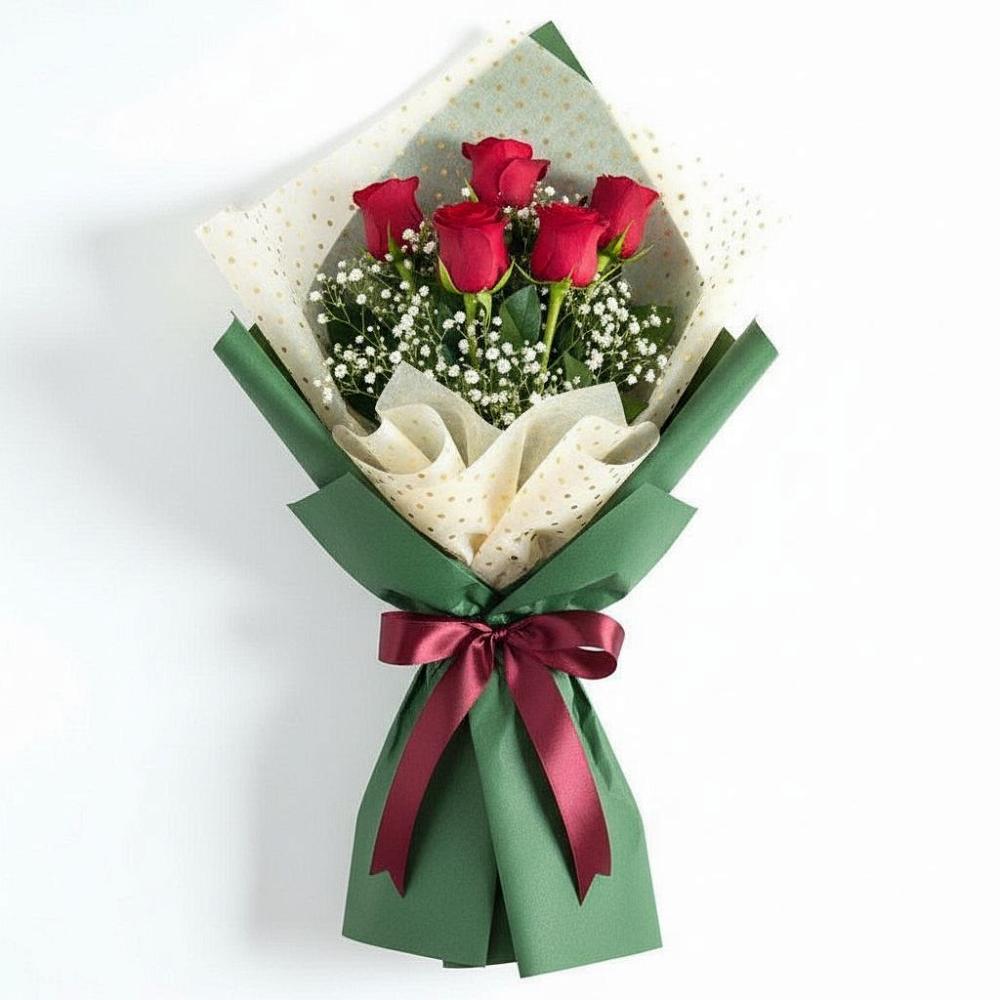 Букет цветов из: Розы в Данки