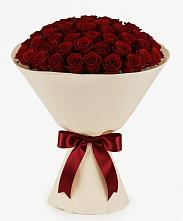 Букет 101 Бордовая роза Блэк Бакарра в Данки