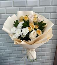 Букет цветов из:  Розы и Хризантемы #REPLACE_PRED# Данки