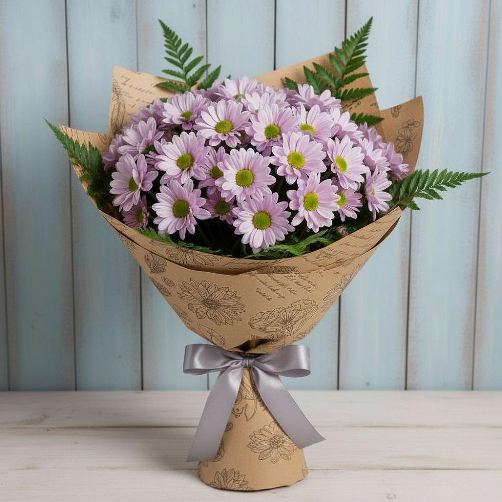 Букет цветов из: Хризантемы в Данки