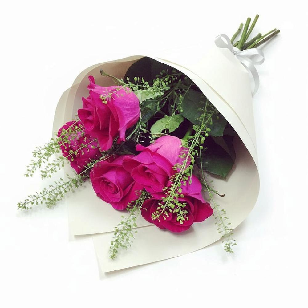 Букет цветов из: Розы в Данки