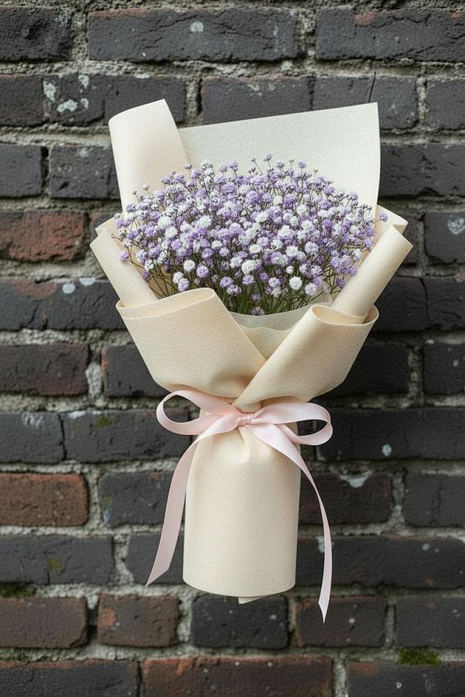 Букет цветов из: Гипсофила в Данки