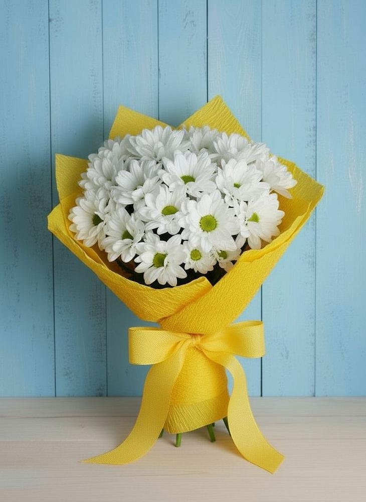 Букет цветов из: Хризантемы в Данки