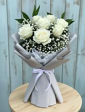 Букет цветов из:  Розы в Данки