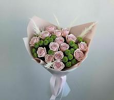 Букет цветов из:  Розы и Хризантемы в Данки