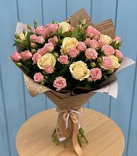 Букет цветов из:  Розы в Данки