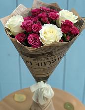 Букет цветов из:  Розы в Данки