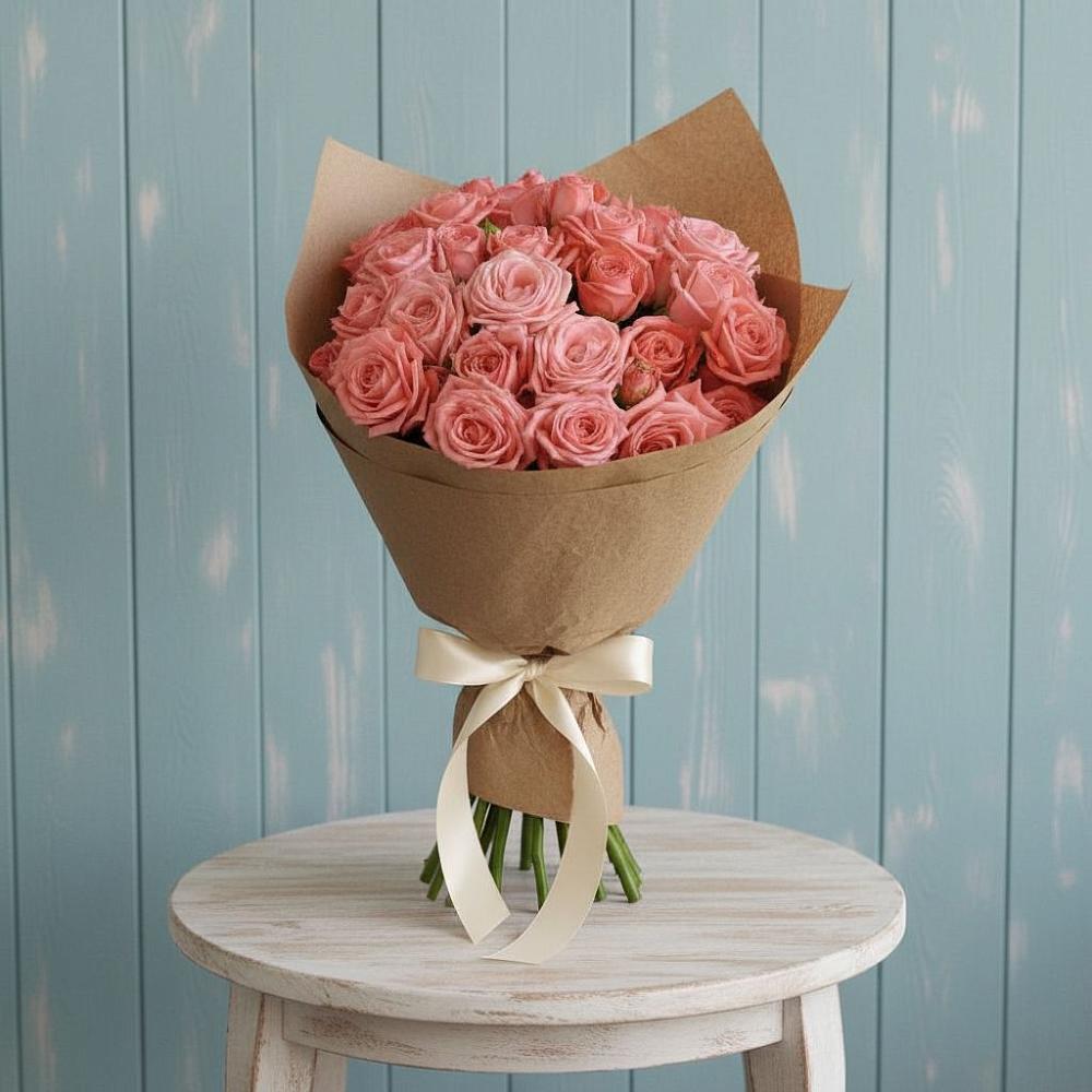 Букет цветов из: Розы в Данки