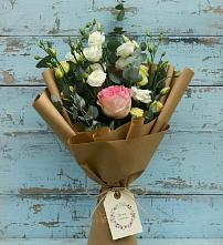 Букет цветов из:  Розы и Лизиантусы #REPLACE_PRED# Данки