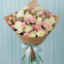 Букет цветов из:  Розы в Данки